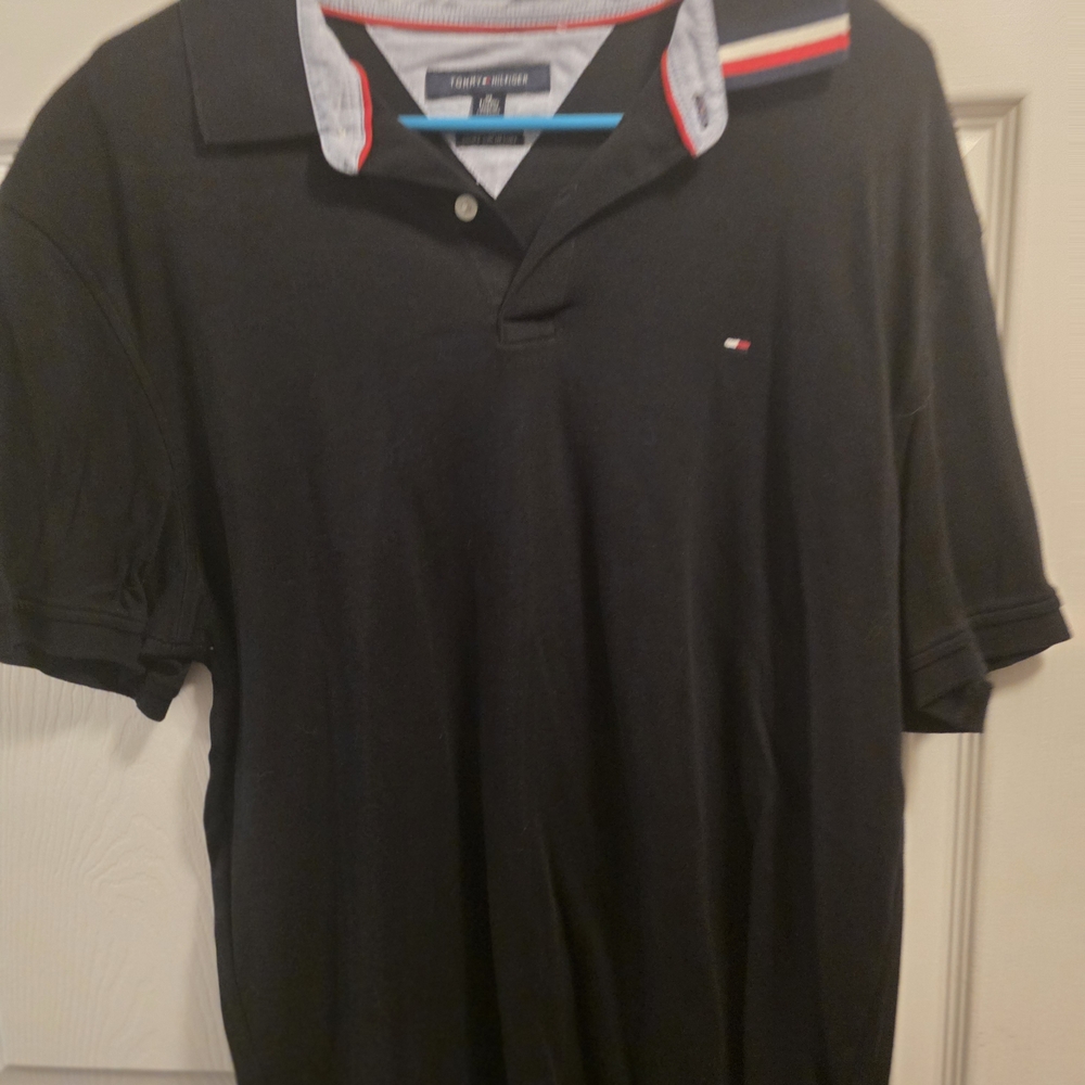 Tommy Hilfiger Black Polo Shirt